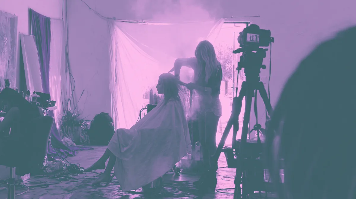 Stylist at work