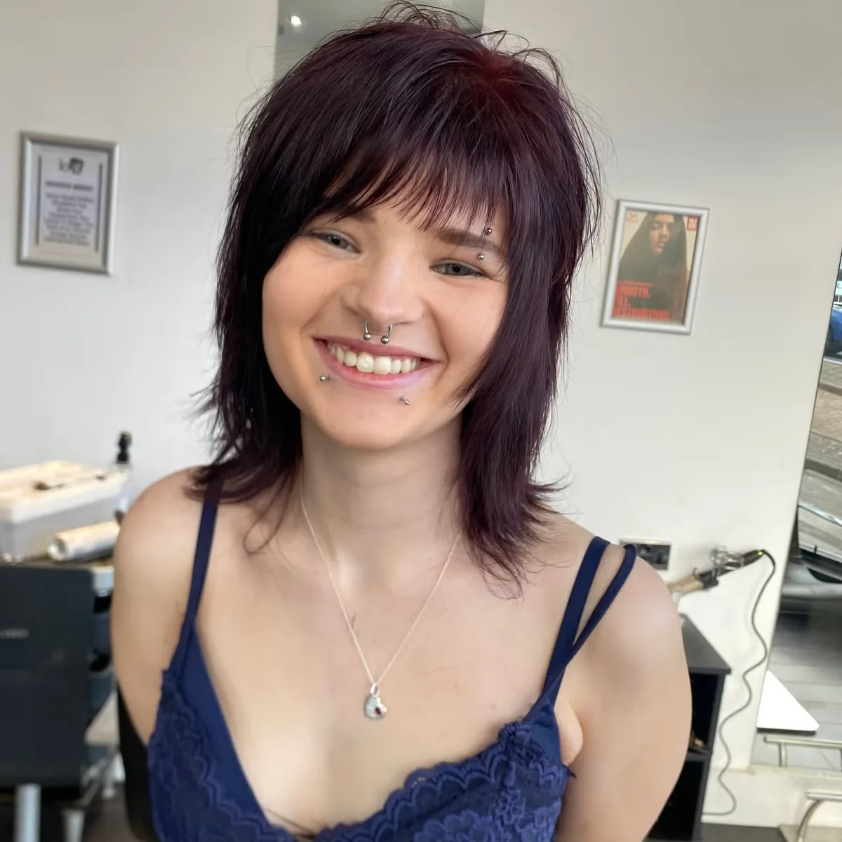 Fringe cut and colour